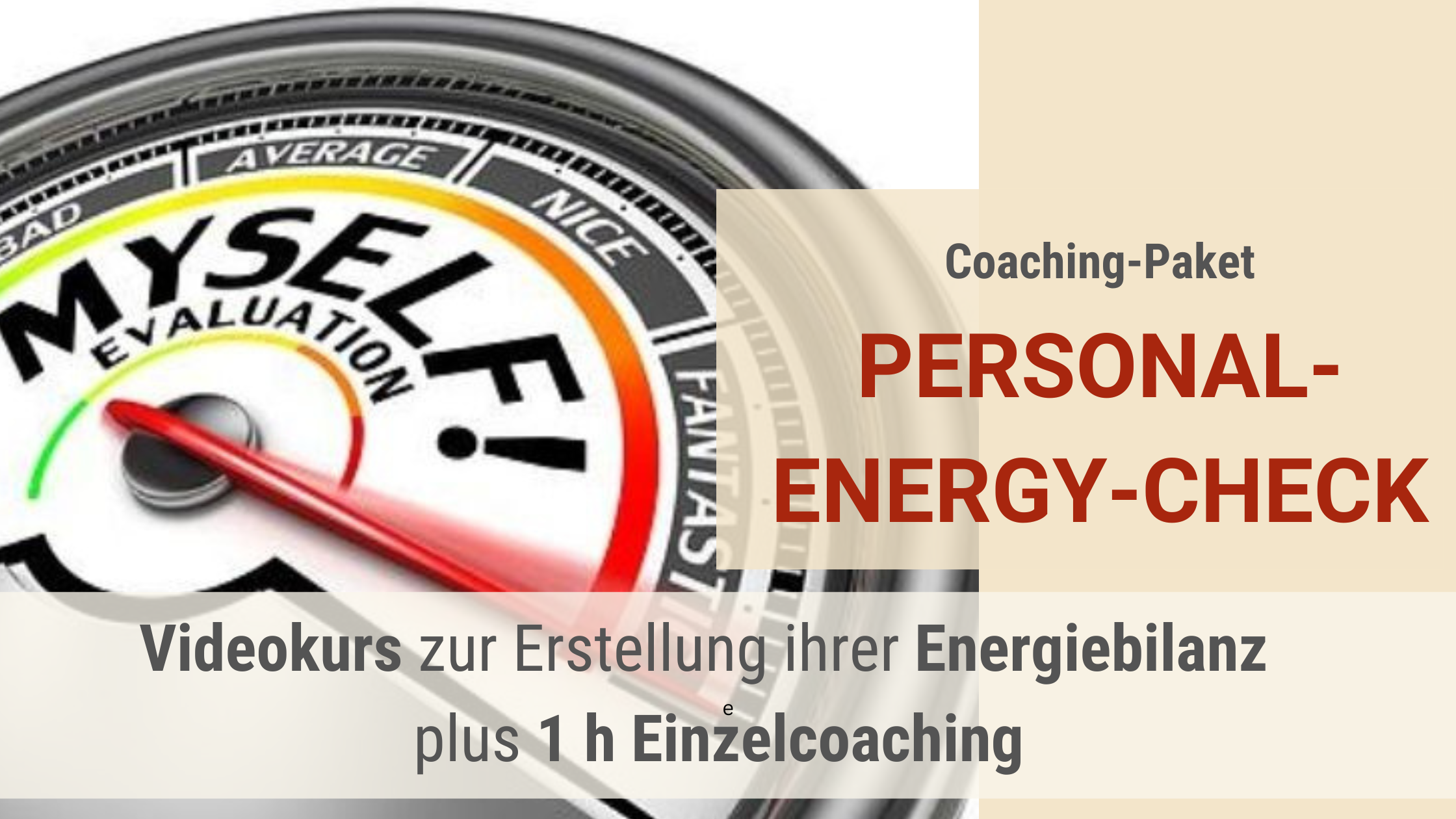 Personal energycheck