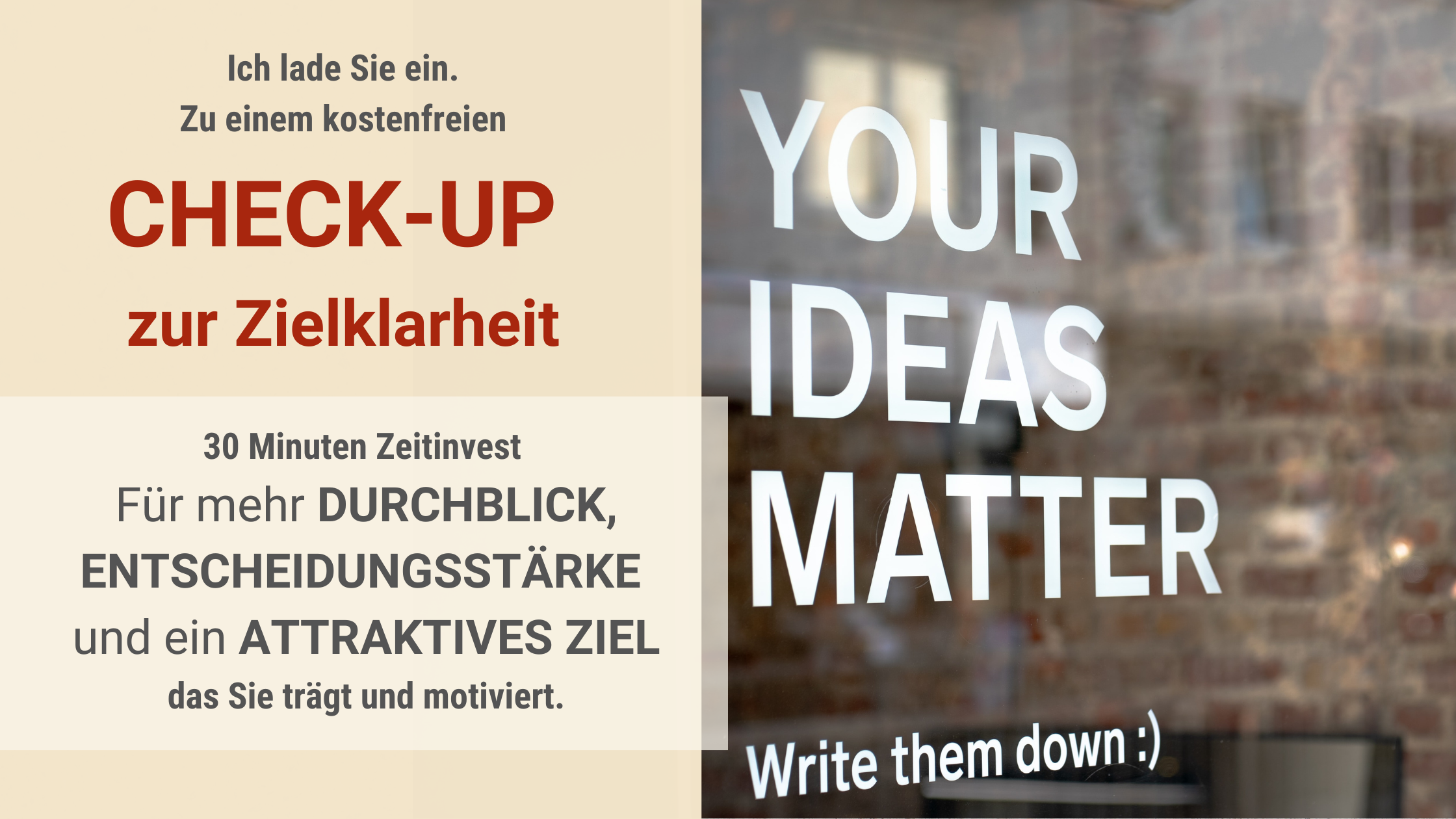 Checkup zur Zielklarheit