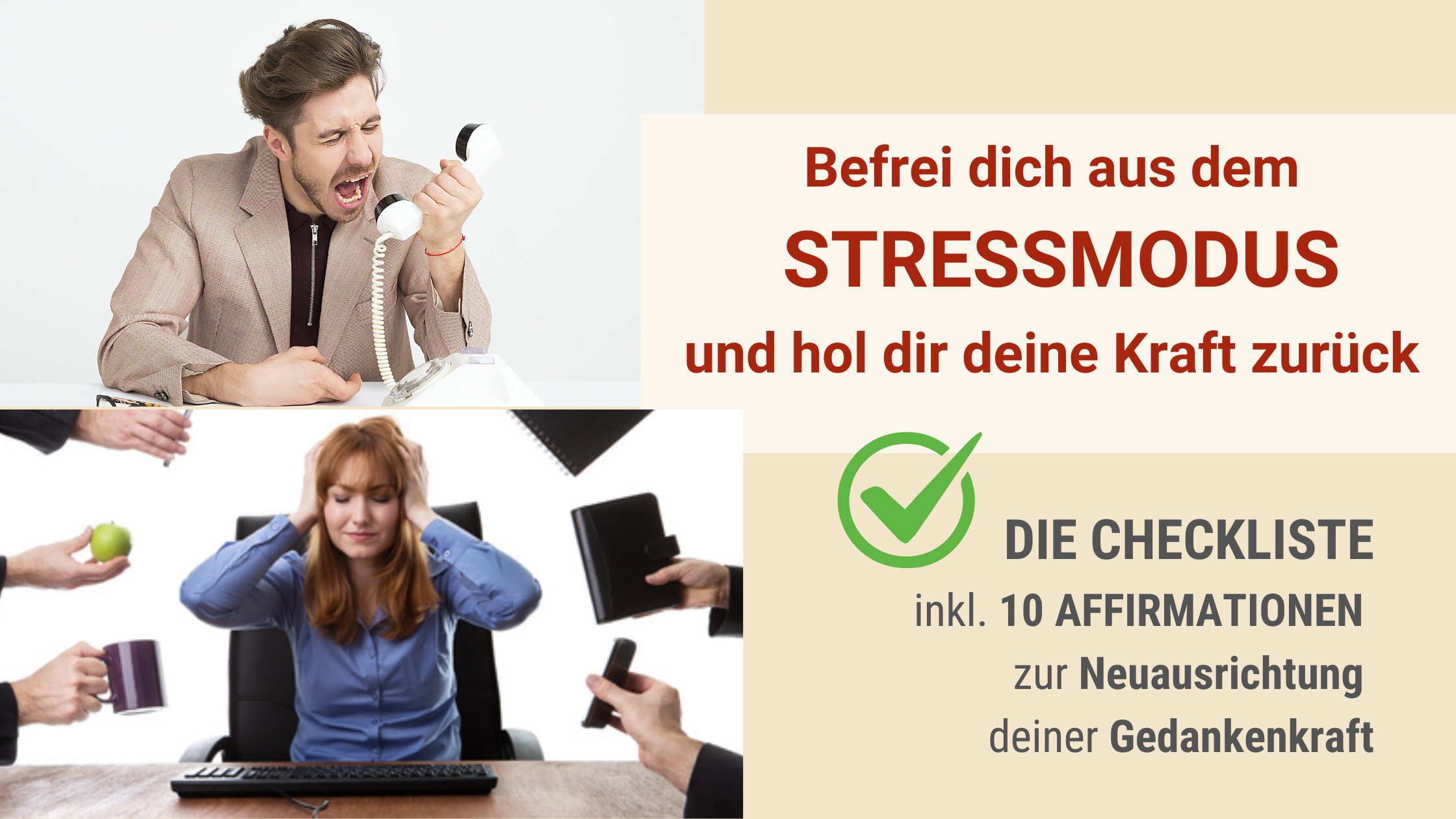 Checkliste Befrei dich aus dem Stressmodus