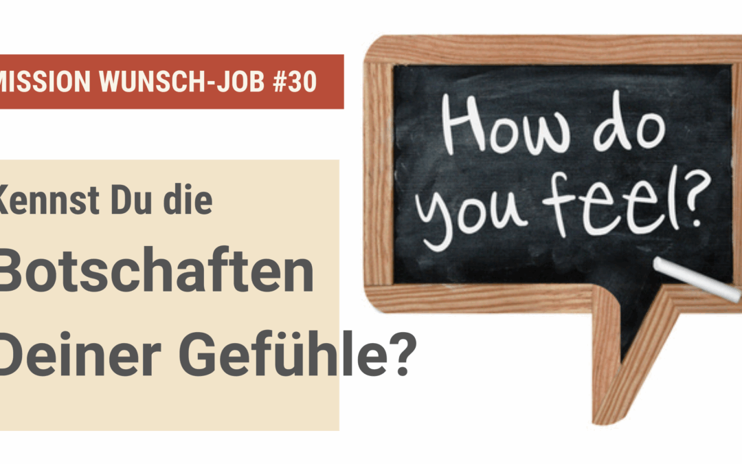 Kennst Du die Botschaften Deiner Gefühle?